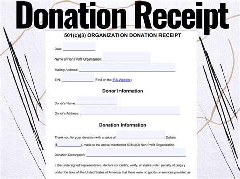 Free Donation Invoice Template Receipt Excel PDF Word (.doc)