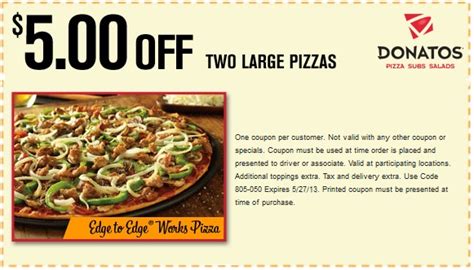 How To Use Donatos Coupons For Delicious Savings