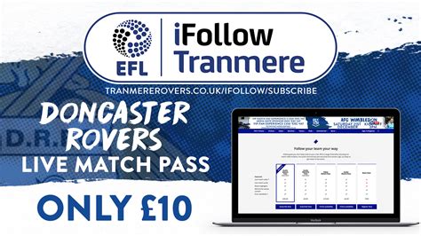doncaster rovers ifollow login