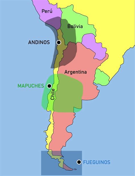 donde se ubican los mapuches en chile