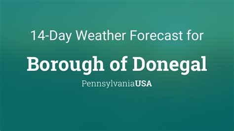 donegal pa weather 10 day