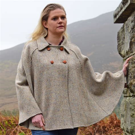 donegal tweed cape