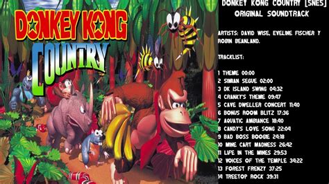 donkey kong country snes soundtrack