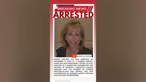 donna adelson arrested today