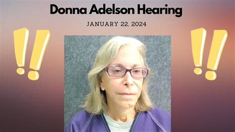 donna adelson hearing today