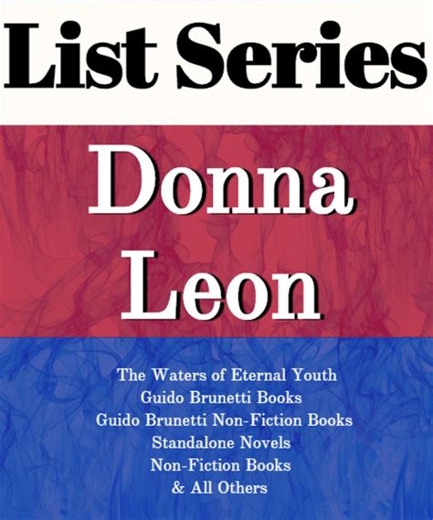 donna leon list of brunetti novels