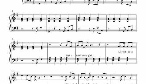 Don't Stop Believin' - Journey Sheet music for Piano (Solo) | Musescore.com