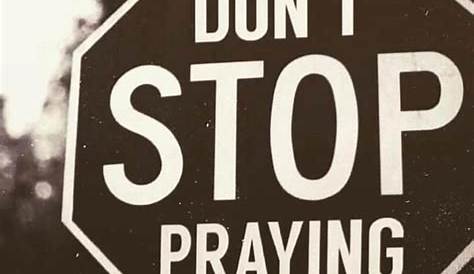 Don't Stop Praying Svgpray Svgchristian SVG - Etsy