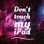 dont touch my ipad wallpaper