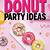 donut birthday party game ideas