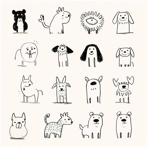 doodle art dog