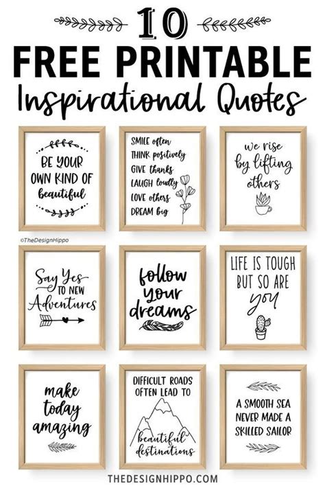 Doodle Art Printable Quotes