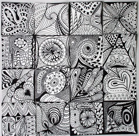 doodle art zentangle