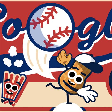 doodle baseball only red hat