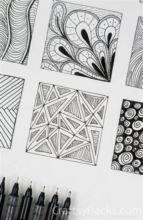 doodle drawing patterns