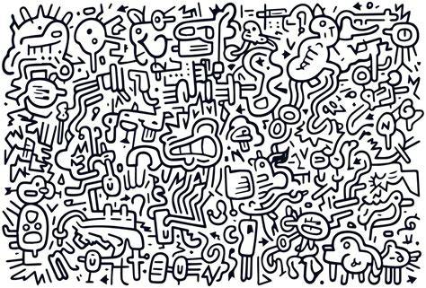 doodle drawing wallpaper