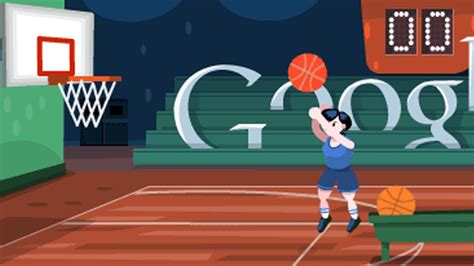 doodle google games basketball