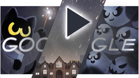 doodles de google halloween 2016