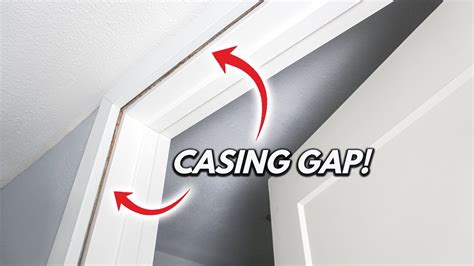 Door Casing Gap Fix