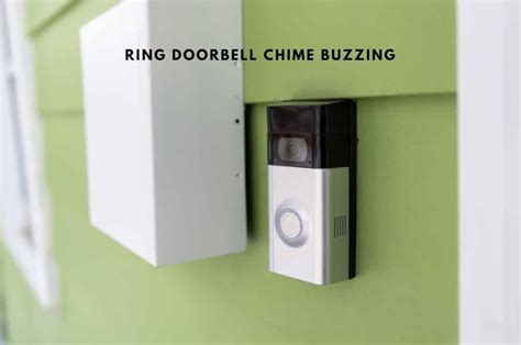 Door Chime Is Buzzing