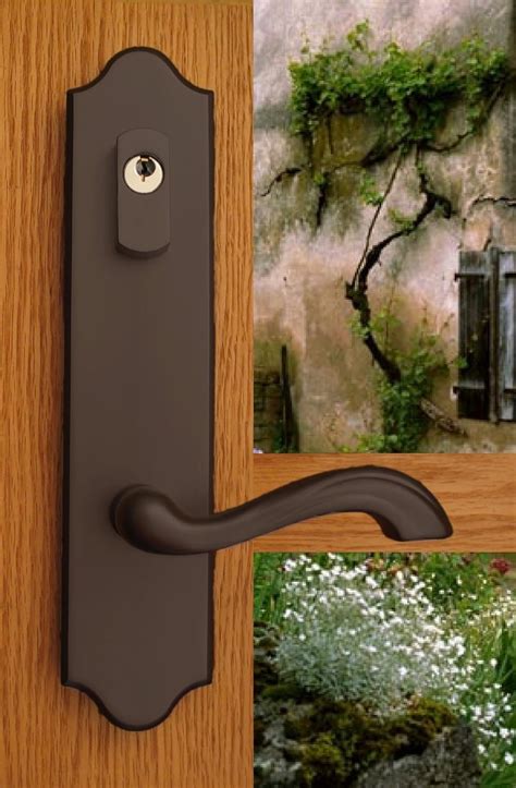 door handle and deadbolt backplate