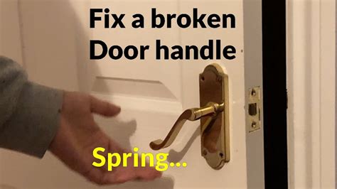 Door Handle Broken Spring