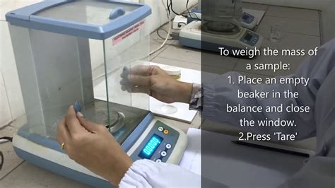 Door Handle Function In Analytical Balance