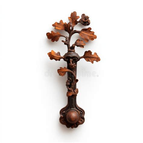 Door Handle Leaf Design