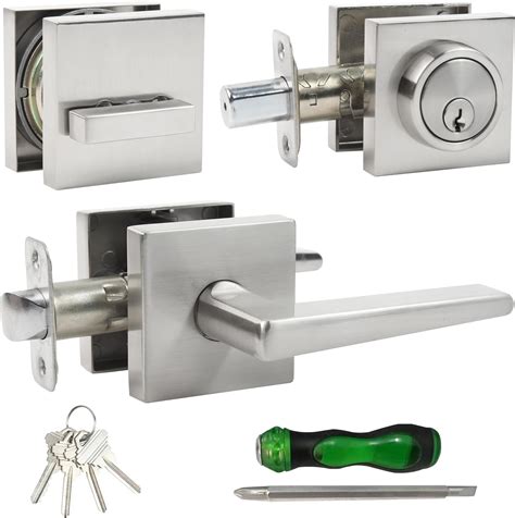 Door Handle With Deadbolt
