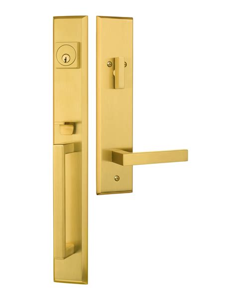 Door Hardware Brushed Brass
