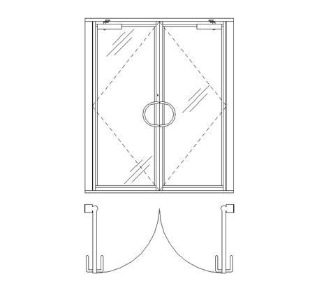 Door Hinge Elevation