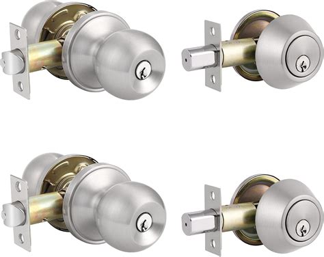 Door Knob With Security Lock