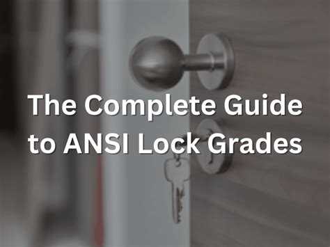 Door Locks Security Grades