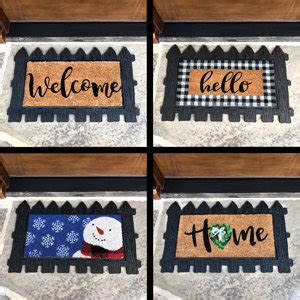 Door Mat Tray With Inserts