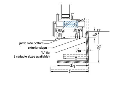 Door Sill Cross Section