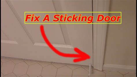 Door Sticking Bottom Corner