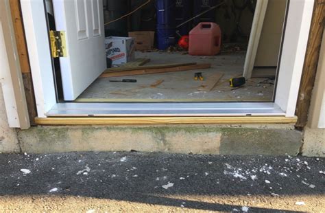 Door Threshold Over Concrete