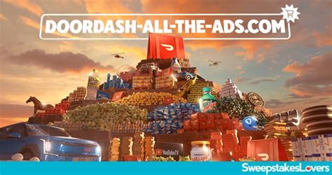 doordash all the ads sweepstakes