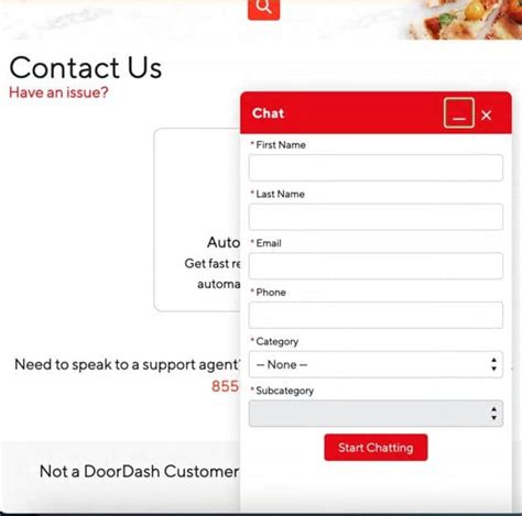 doordash customer service