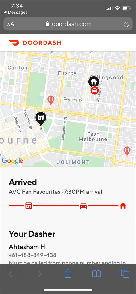 Doordash Driver Location