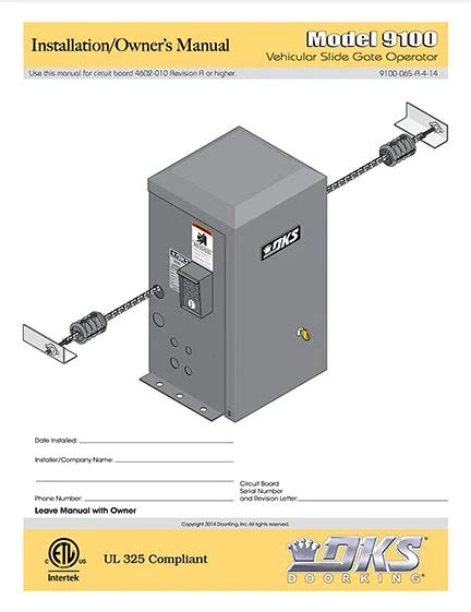 Product Documents and Download Videos Doorking