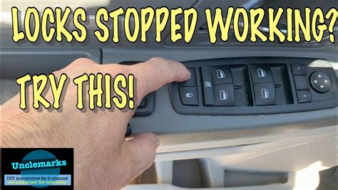 Doors Locks Stopped Working