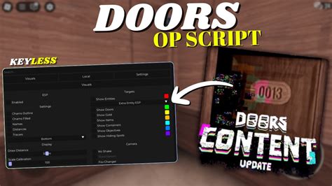 Doors script (pastebin) YouTube
