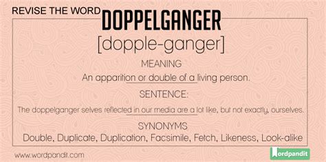 doppelganger antonym