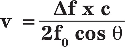 doppler effect velocity formula