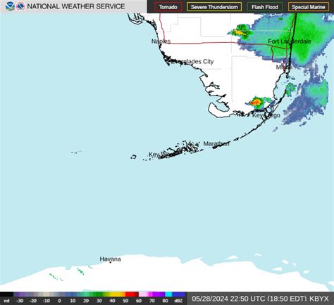 doppler weather radar key west florida