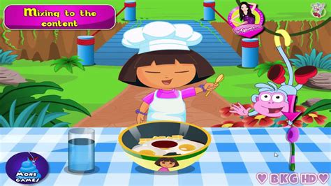 Dora Cooking Cake Games