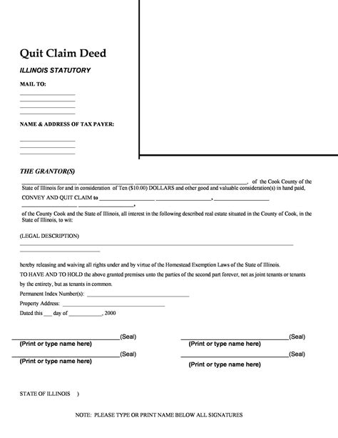 Dora Quit Claim Deed