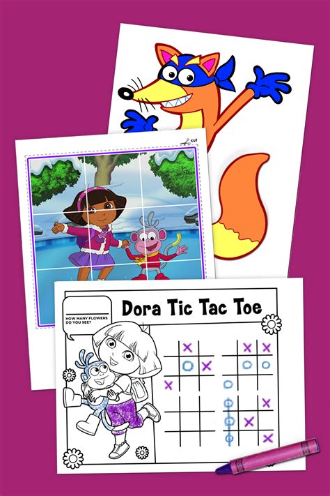 Dora The Explorer Printables Hat