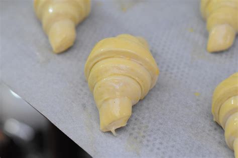 Dorer les croissants